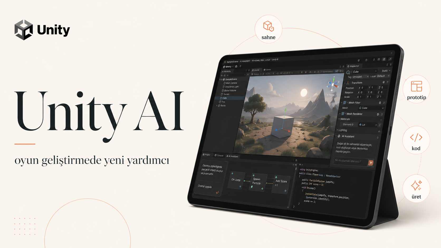 Unity AI yazısı kapak görseli
