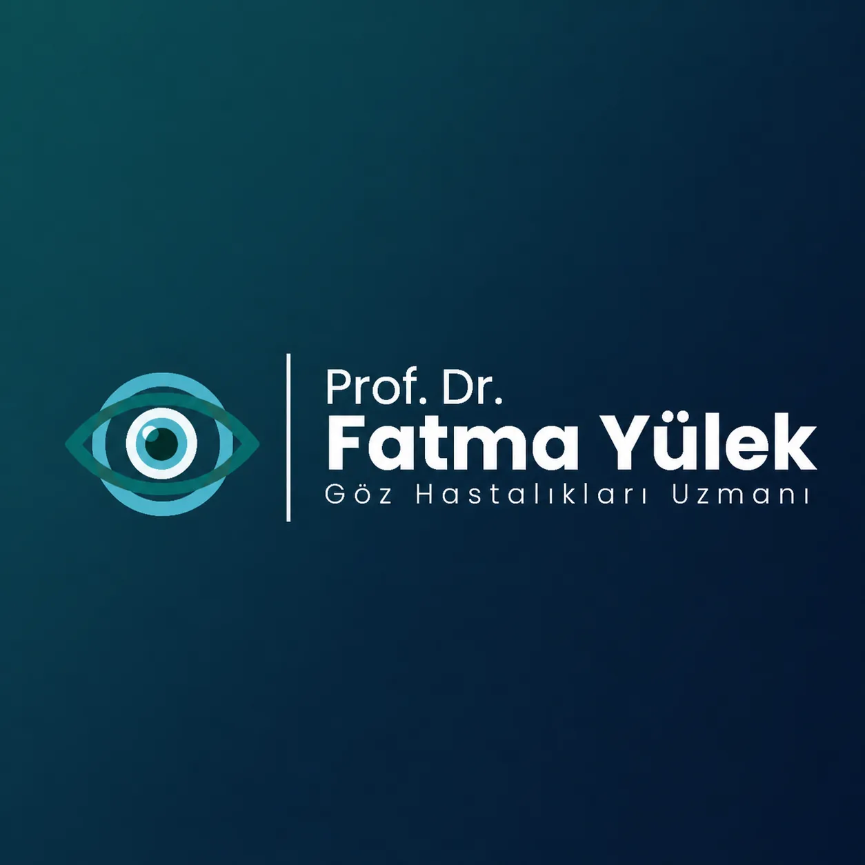 Prof. Dr. Fatma Yülek logosu, degrade versiyon