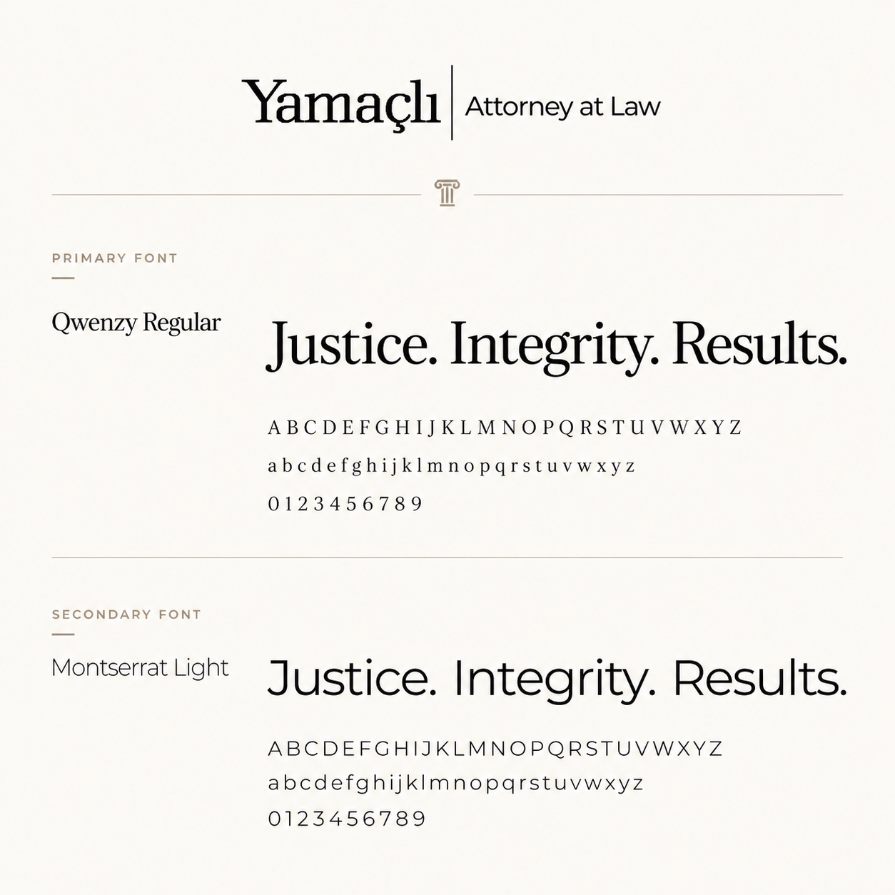 Yamaçlı Hukuk Bürosu — Brand